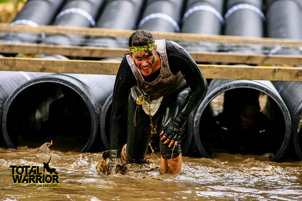 Clare Silcock, from Leigh, took part in Leeds Total warrior in June 2015 with some of her work colleagues.